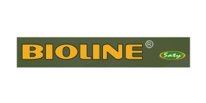 logo bioline saty con sfondo bianco